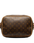 Brown LV Monogram Reporter PM Crossbody Bag