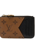 Brown LV Monogram Reverse Romy Card Holder