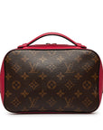 Brown LV Monogram Saintonge Satchel