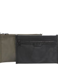 Black LV Monogram Shadow Double Flat Messenger