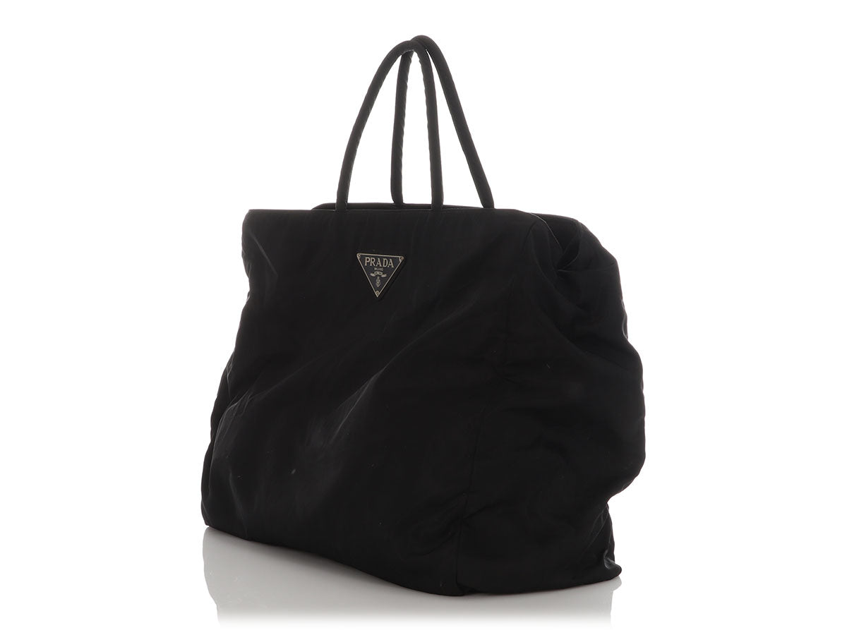 PRD Black Nylon Tote