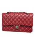 CHNL Medium Classic Flap 17B Red Caviar