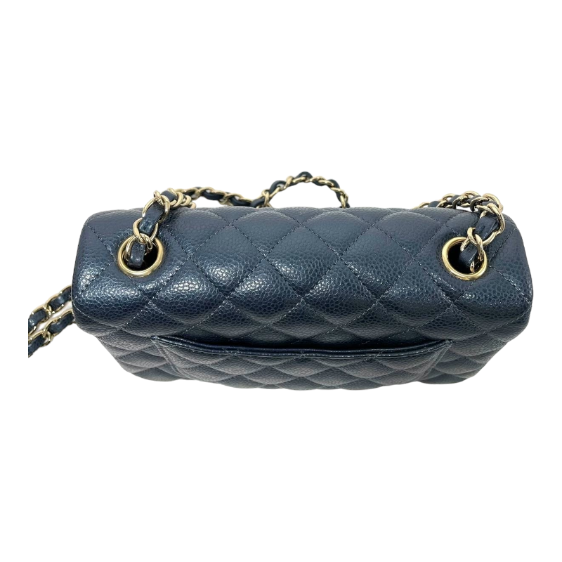 CHNL Classic Mini Flap Bag 18S Prealy Navy