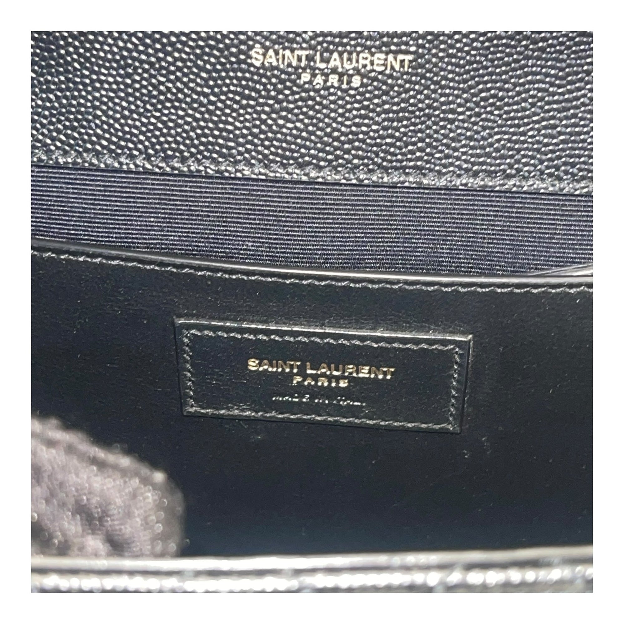 YSL Envelope Bag in Black