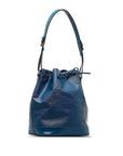 Blue LV Epi Noe GM Bucket Bag