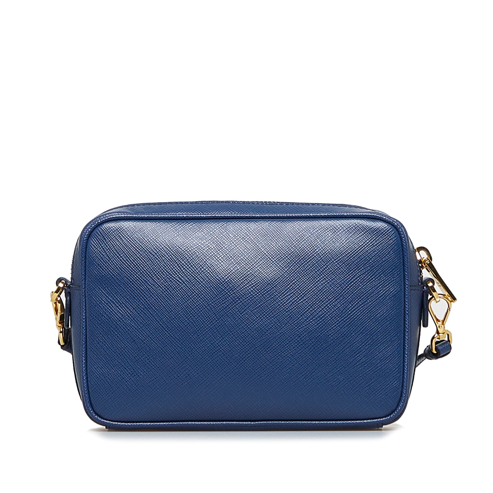 PRD Crossbody Bag Small Blue Saffiano