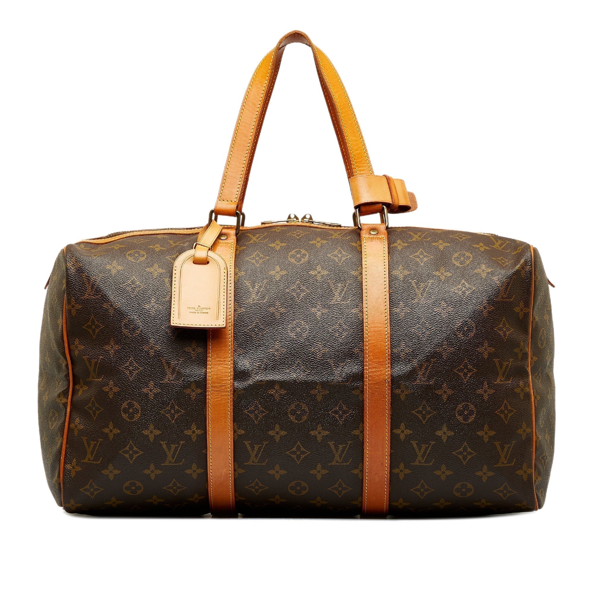 Brown LV Monogram Sac Souple 45 Travel Bag