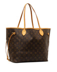 Brown LV Monogram Neverfull MM Tote Bag