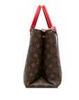 Brown LV Monogram Flower Tote Satchel