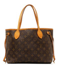 Brown LV Monogram Neverfull PM Tote Bag
