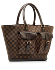 Brown LV Damier Ebene Manosque GM Tote Bag