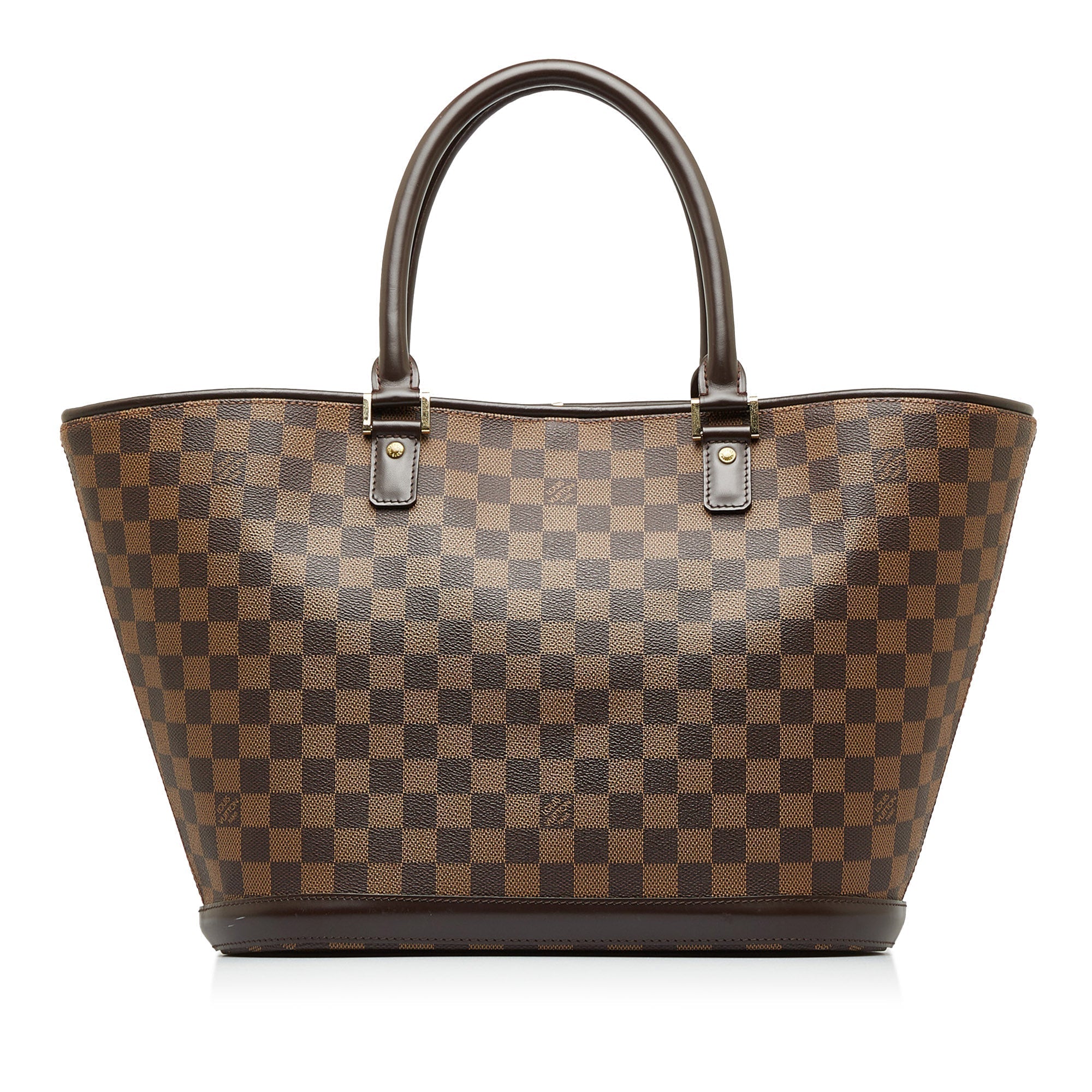 Brown LV Damier Ebene Manosque GM Tote Bag