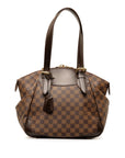Brown LV Damier Ebene Verona MM Shoulder Bag