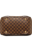 Brown LV Damier Ebene Verona MM Shoulder Bag