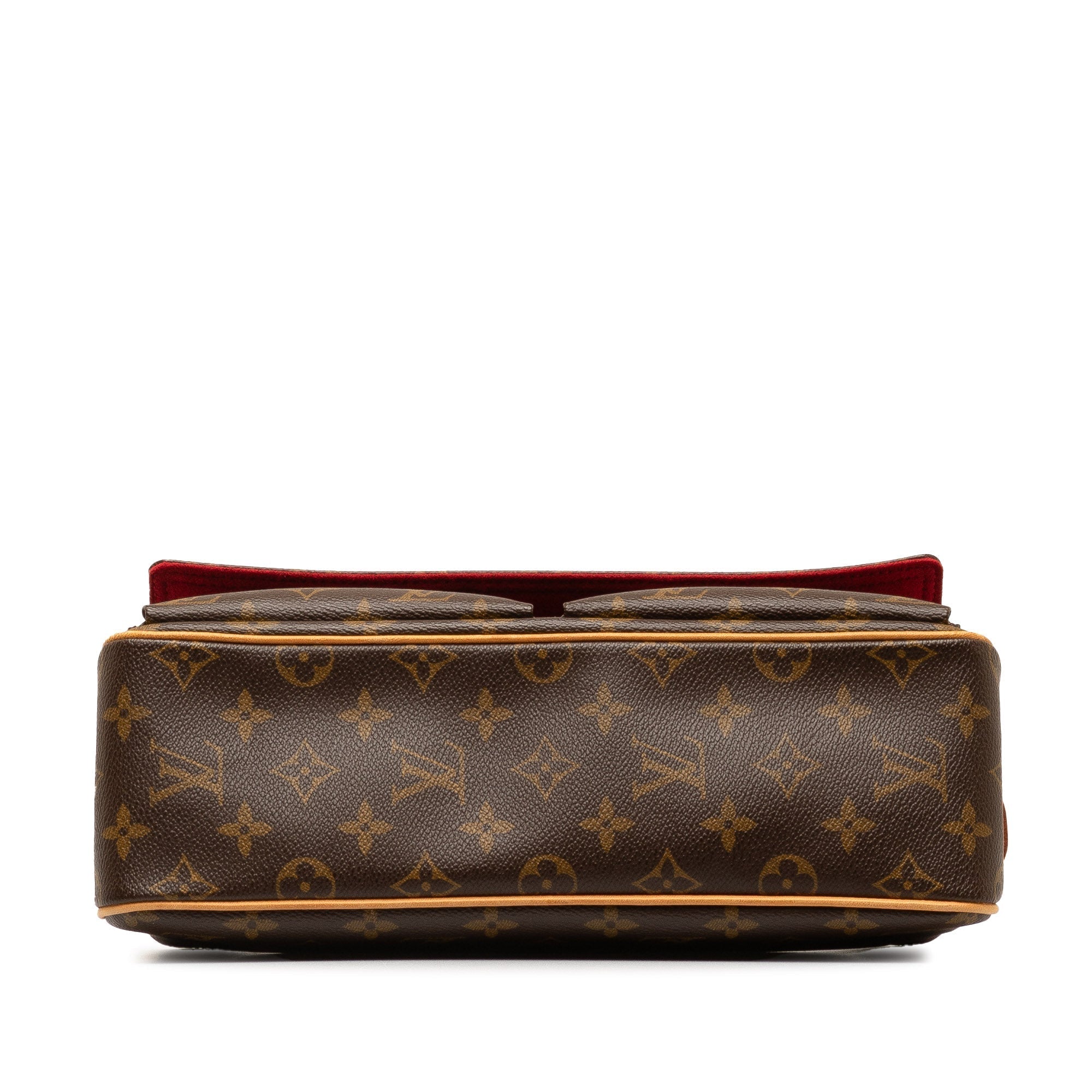 Brown LV Monogram Viva Cite MM Shoulder Bag