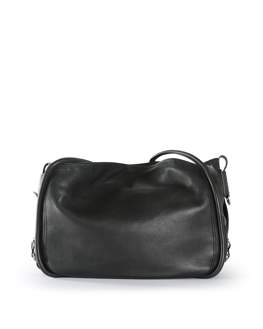 CHRISTIAN DOR Black Leather Crossbody Bag