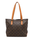 Brown LV Monogram Cabas Piano Tote Bag
