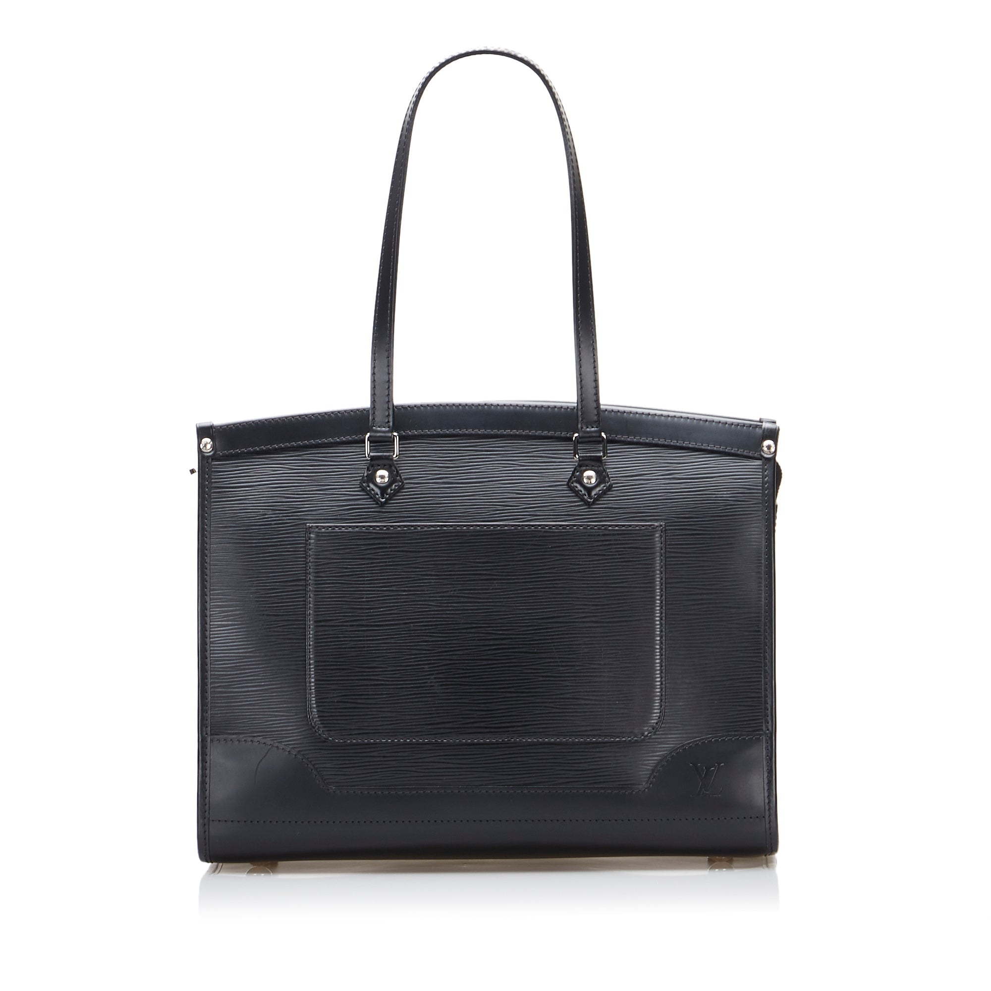 Black LV Epi Madeleine GM Tote Bag