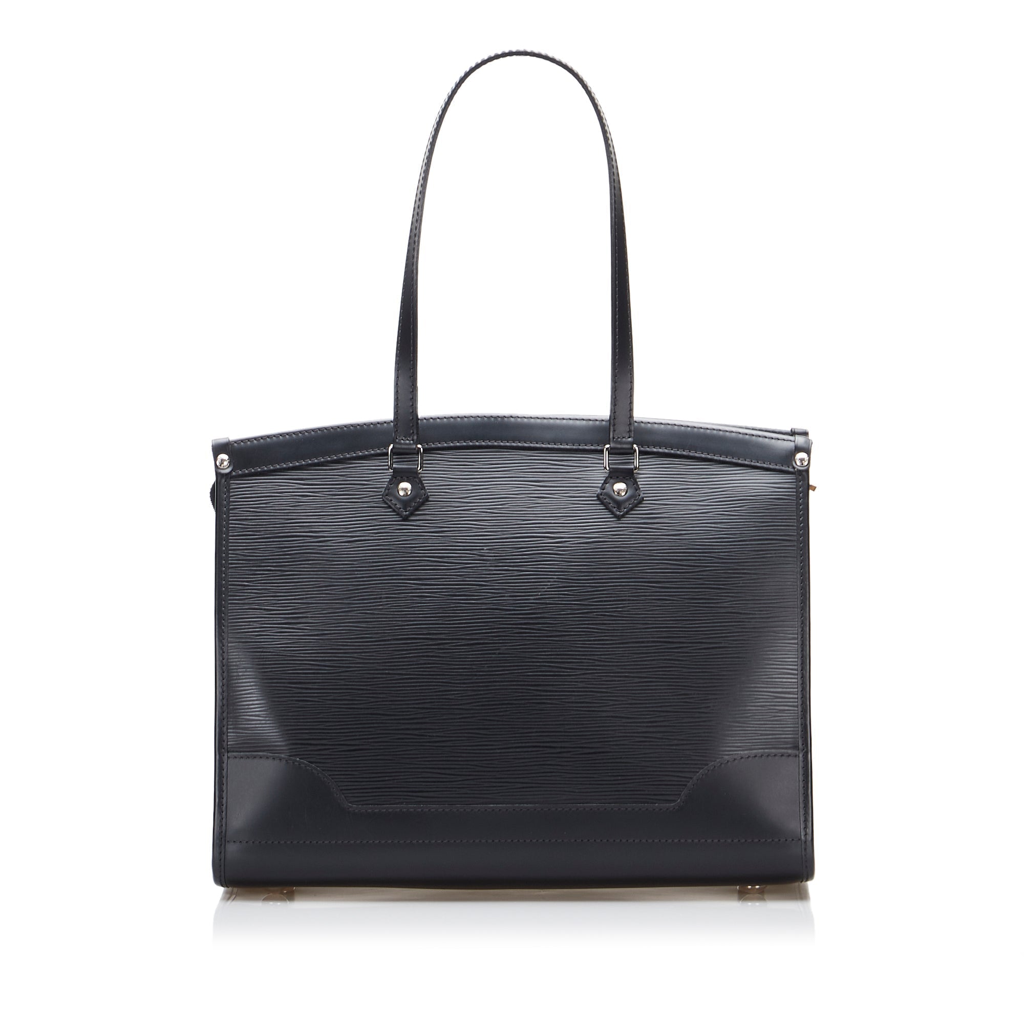 Black LV Epi Madeleine GM Tote Bag