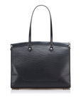 Black LV Epi Madeleine GM Tote Bag