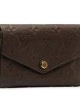 Brown LV Monogram Empreinte Portefeuille Curieuse Wallet