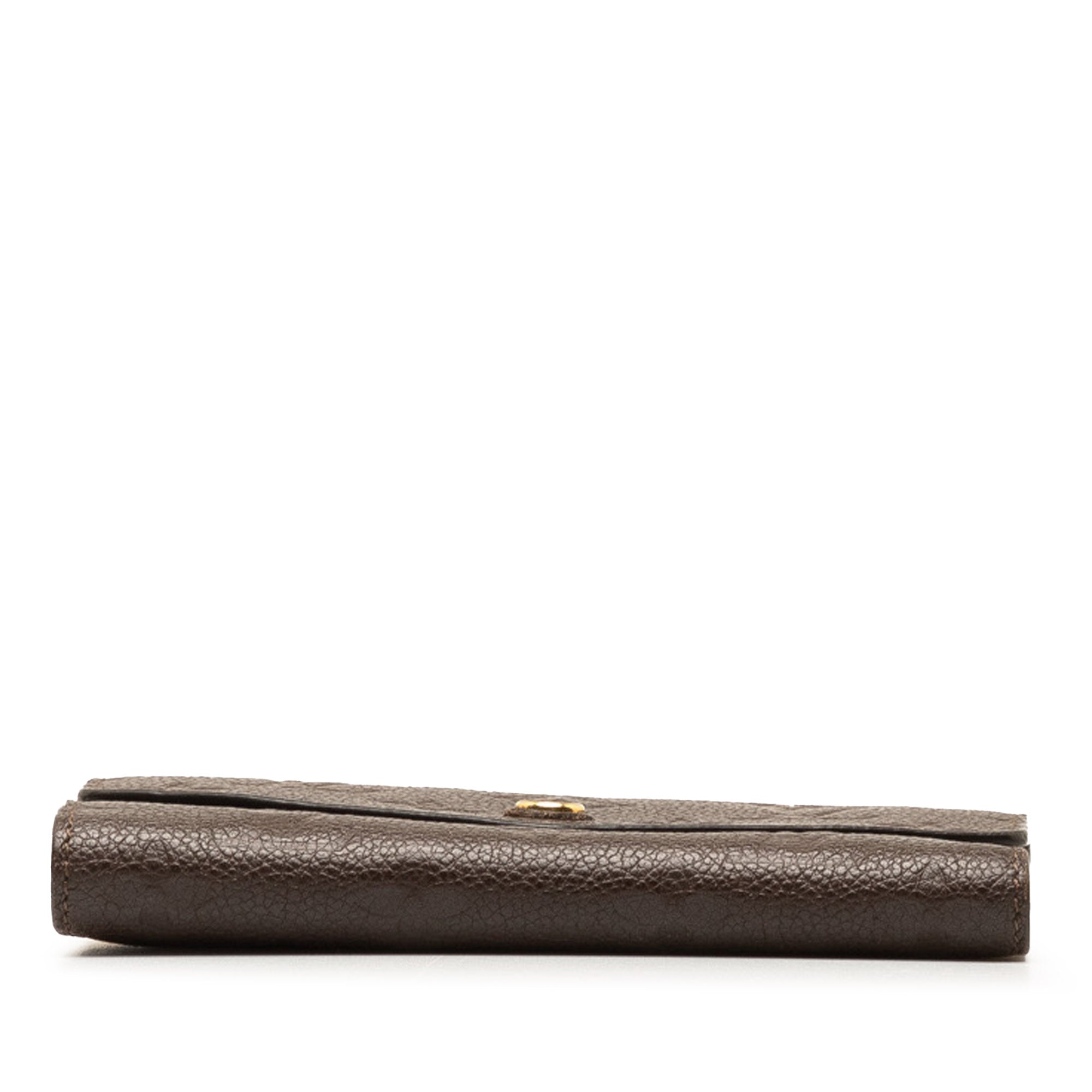 Brown LV Monogram Empreinte Portefeuille Curieuse Wallet