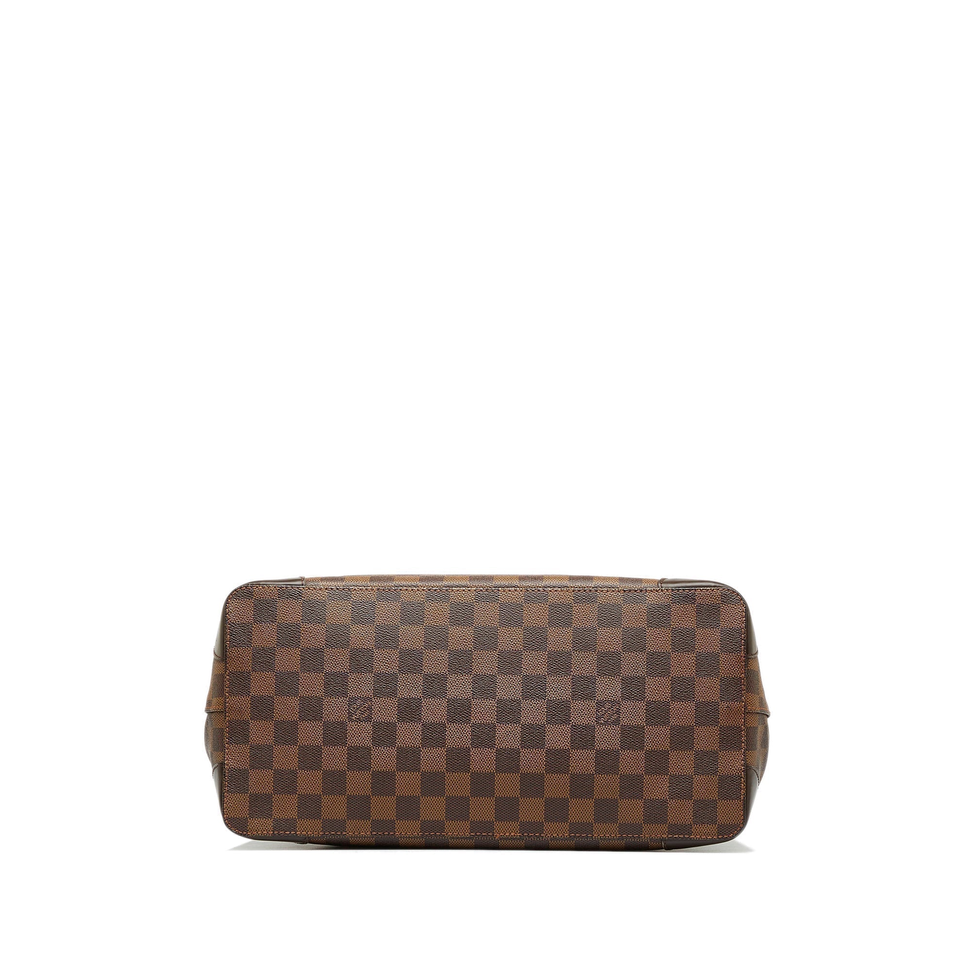 Brown LV Damier Ebene Hampstead PM Tote Bag