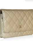 Chanel Wallet On Chain – WOC Quilted Lambskin Grey SiLVer-Toned