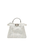 FNDI Medium Peekaboo IseeU Denim White SHW