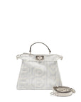 FNDI Medium Peekaboo IseeU Denim White SHW