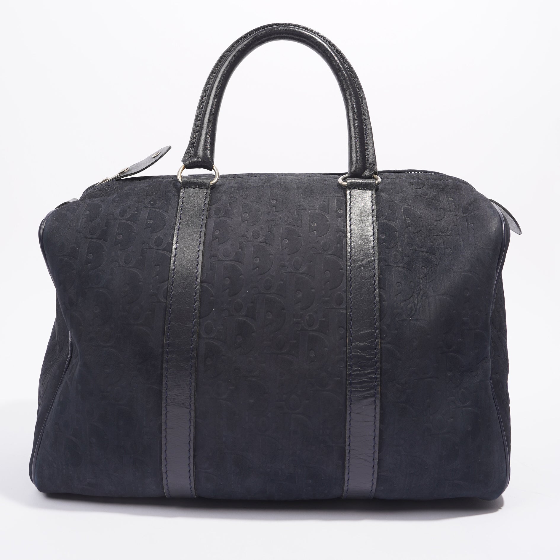 Christian DOR Boston Bag Navy Technical Fabric