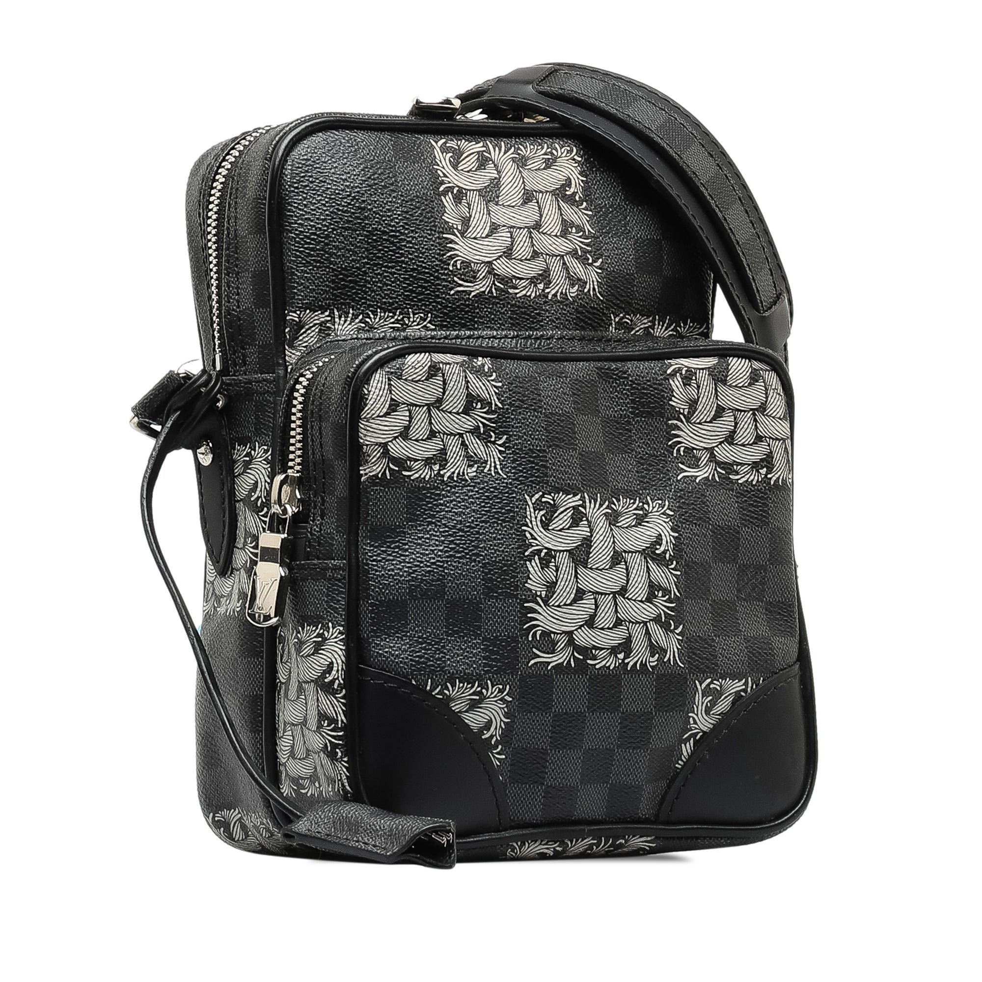 Black LV x Christopher Nemeth Damier Graphite Amazone Crossbody Bag