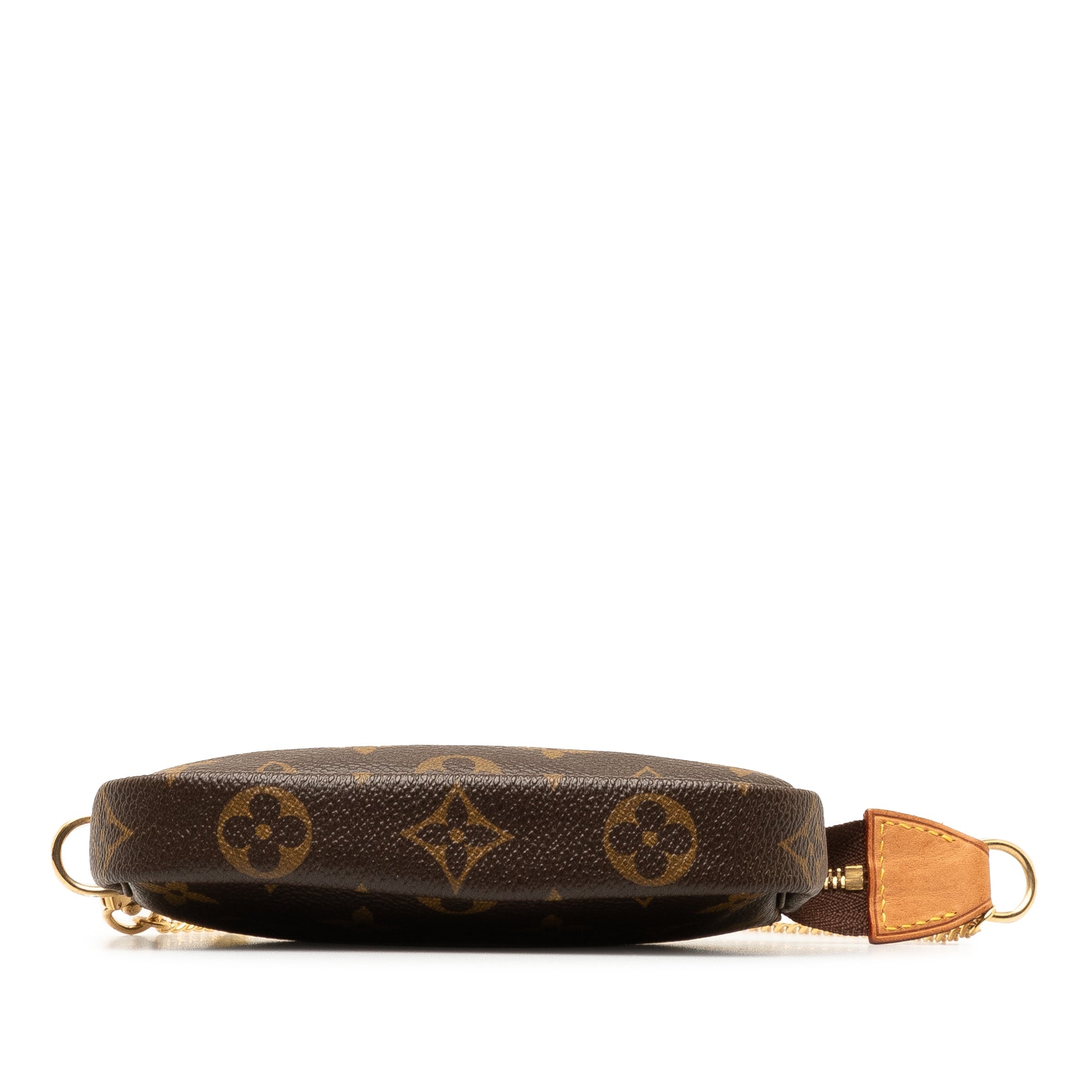Brown LV Monogram Mini Pochette Accessoires Shoulder Bag
