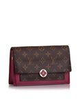 Brown LV Monogram Flore Wallet On Chain