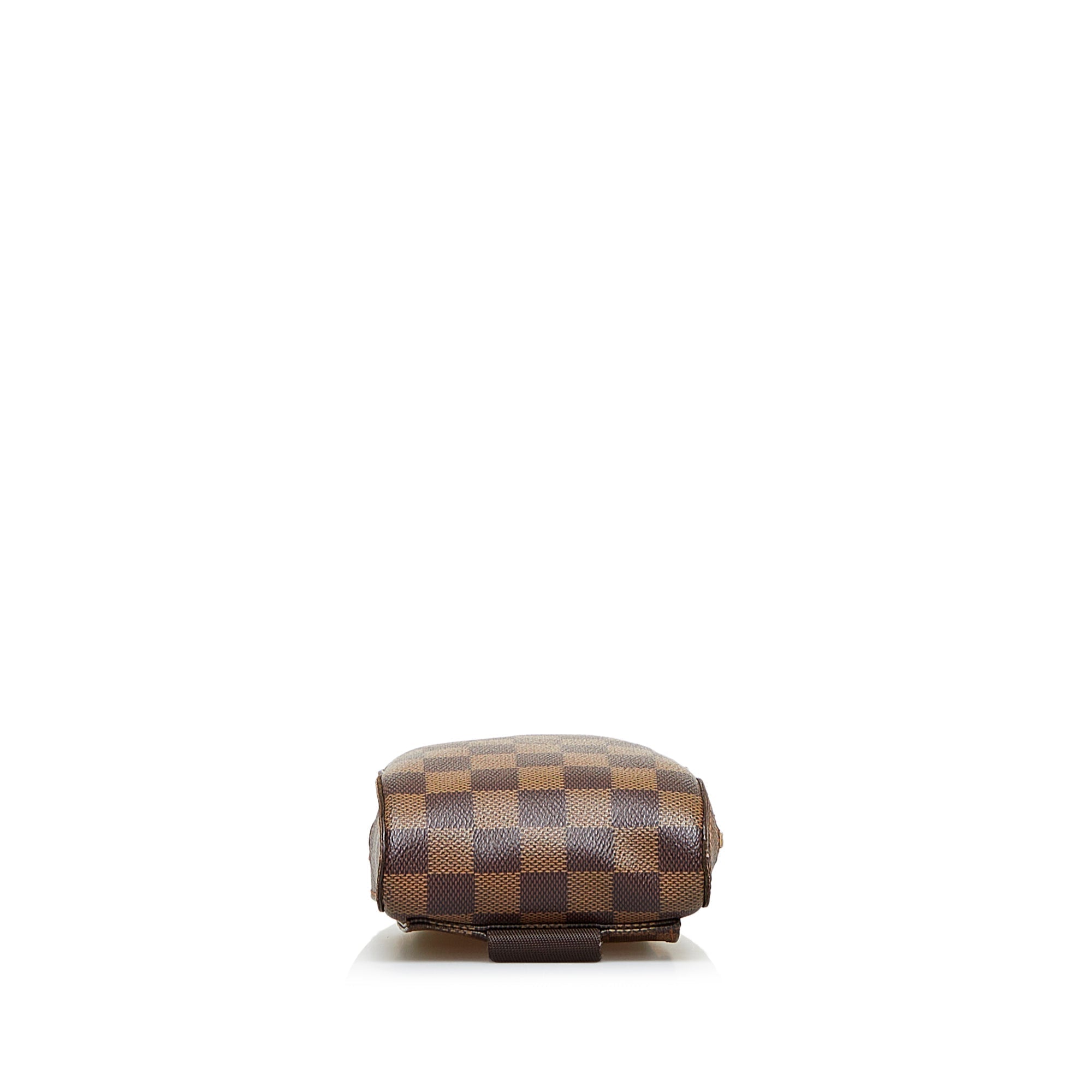Brown LV Damier Ebene Geronimos Crossbody Bag