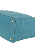 PRD BR SHOULDER BAG PAVONE VITTELO DAINO LEATHER GOLD HARDWARE WITH CARD
