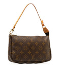 Brown LV Monogram Pochette Accessoires Shoulder Bag