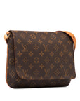 Brown LV Monogram Musette Tango Short Strap Shoulder Bag