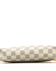 Beige LV Damier Azur Pochette Accessoires