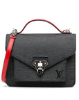 Black LV Epi Neo Monceau Satchel