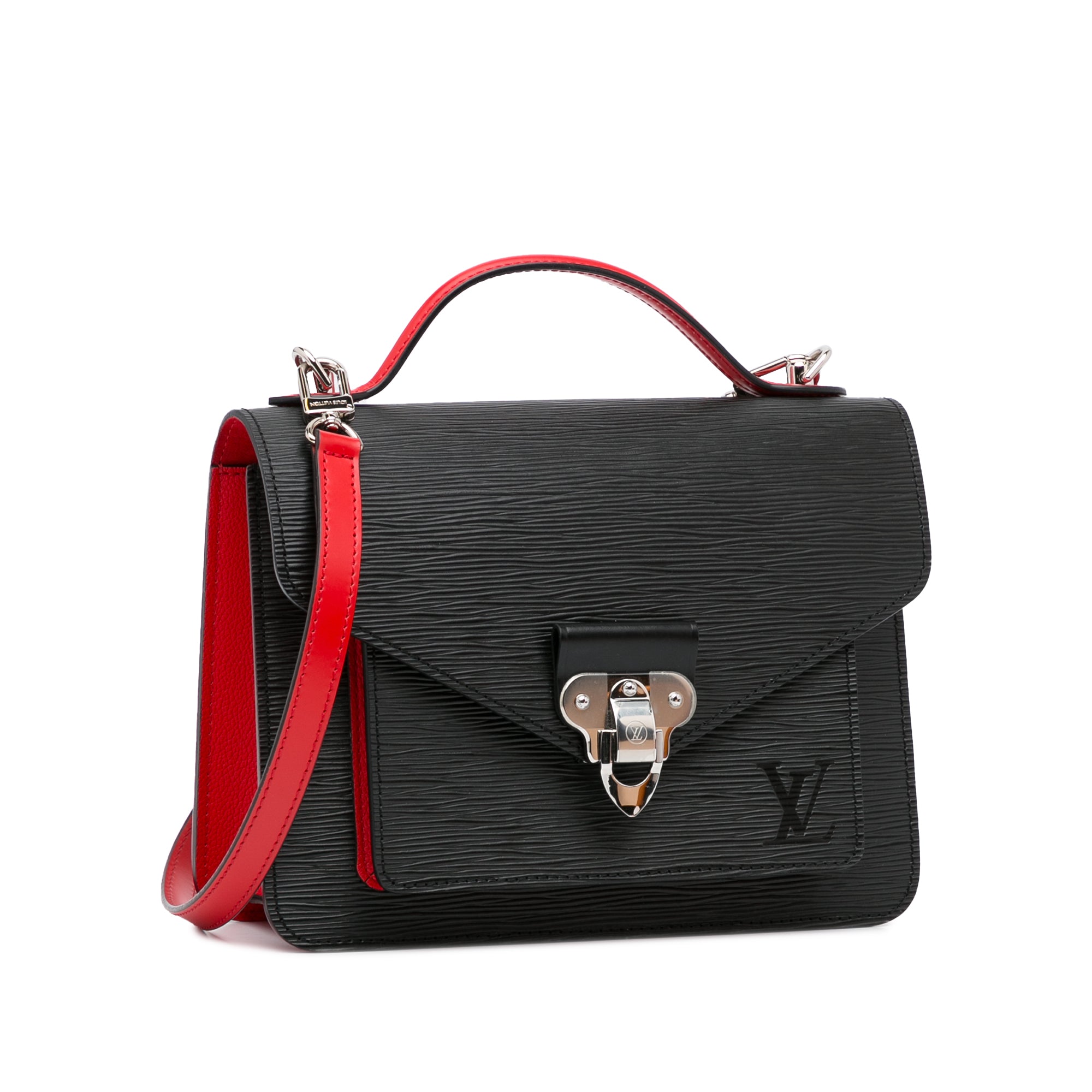 Black LV Epi Neo Monceau Satchel