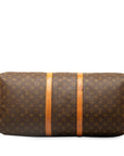 Brown LV Monogram Keepall 55 Travel Bag