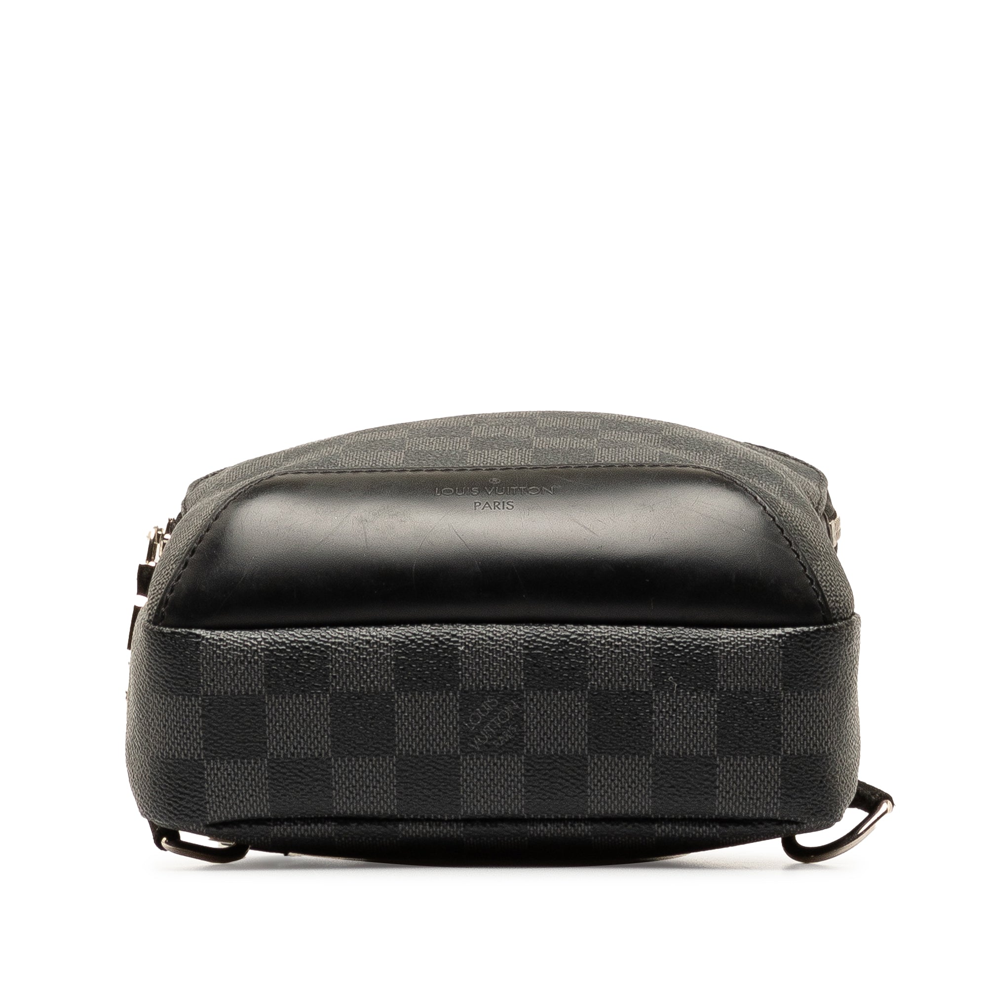 Black LV Damier Graphite Avenue Sling Crossbody Bag