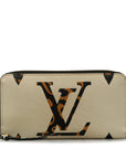 Brown LV Monogram Giant Jungle Zippy Wallet
