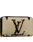 Brown LV Monogram Giant Jungle Zippy Wallet