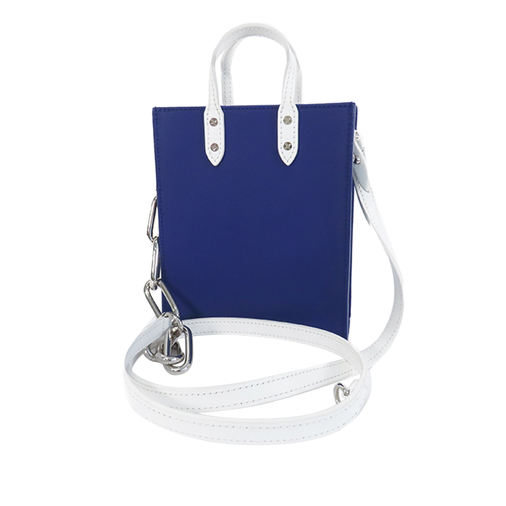 Blue LV Everyday Sac Plat XS Satchel