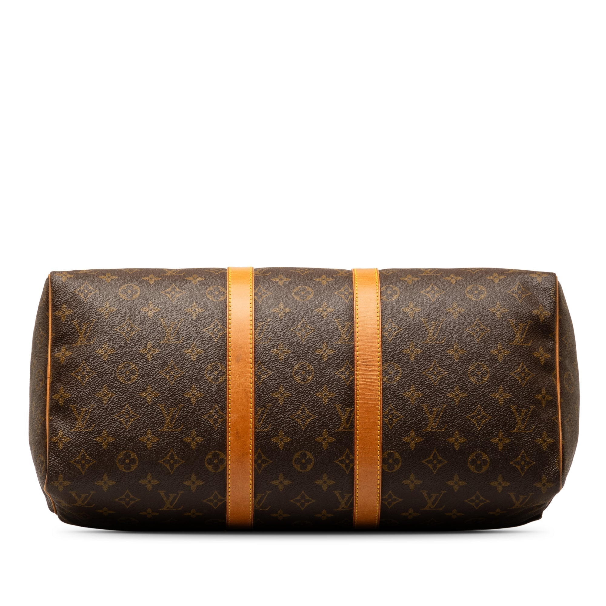 Brown LV Monogram Keepall 45 Travel Bag