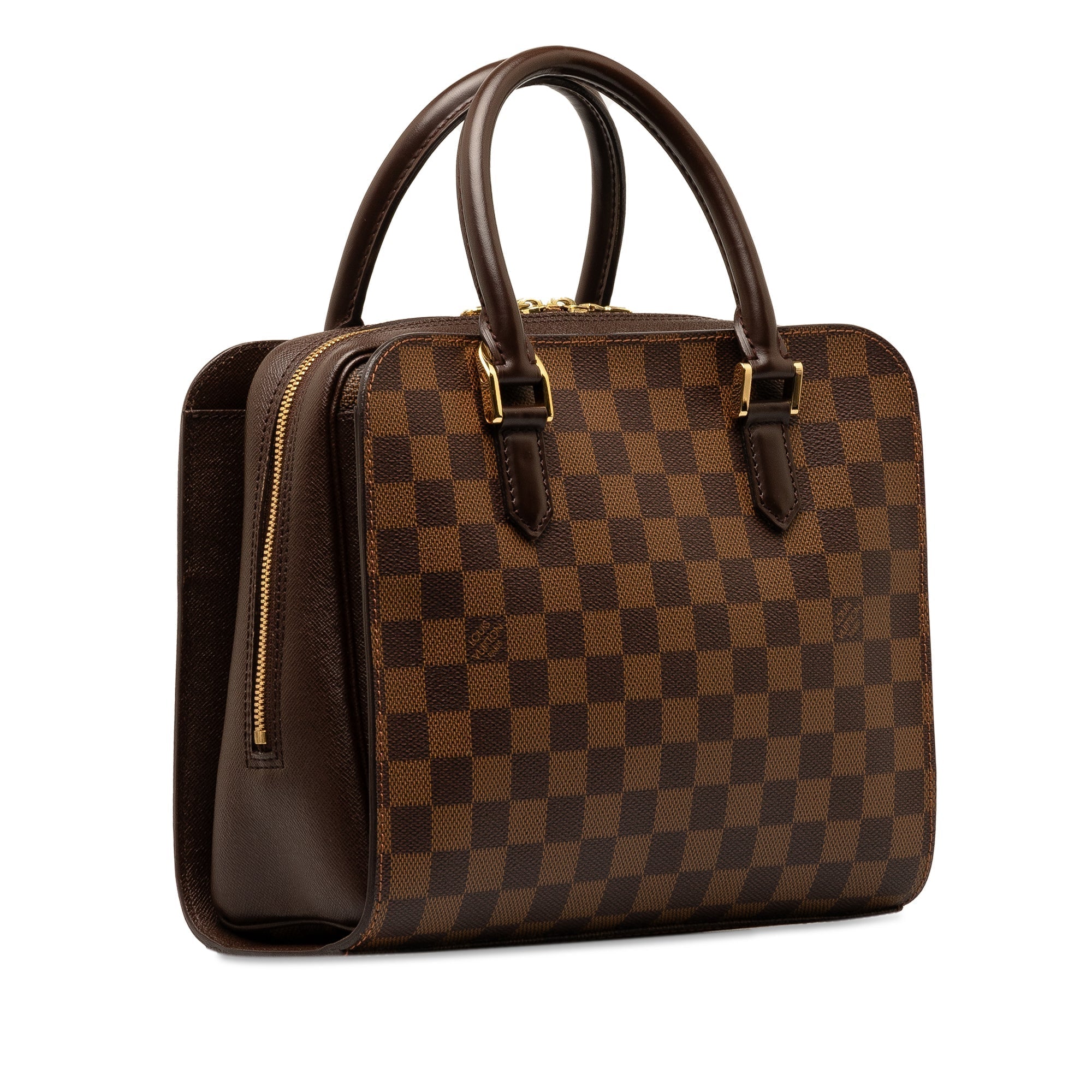 Brown LV Damier Ebene Triana HandBag