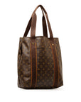 Brown LV Monogram Cabas Beaubourg Tote Bag