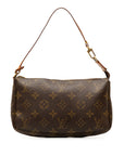 Brown LV Monogram Pochette Accessoires Shoulder Bag